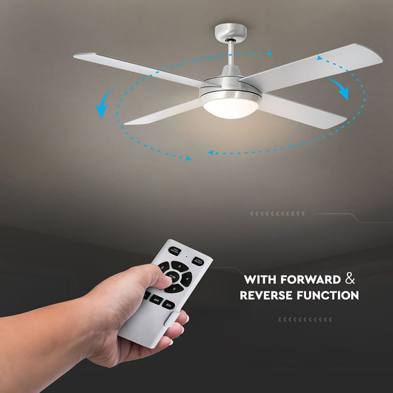 V-Tac Ventilator Ventilator V-Tac SKU-7918 | 132cm, 2xE27, 3 Viteze, Telecomanda