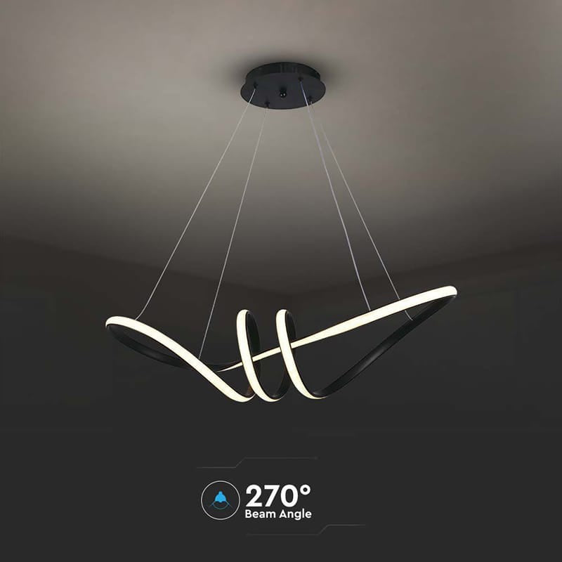 V-Tac Lampa LED Candelabru LED V-Tac SKU-8010 | 24W, 3000K, 72x30cm, 3240lm, Negru