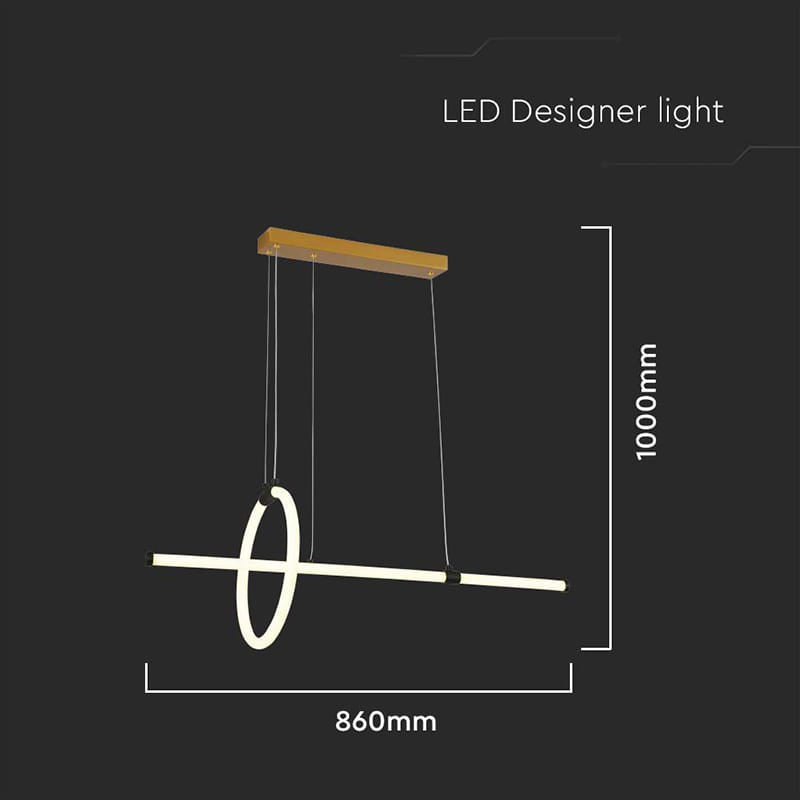 V-Tac Lampa LED Candelabru LED V-Tac SKU-8022 | 16W, 3000K Alb Cald, 86x30cm, 1820lm
