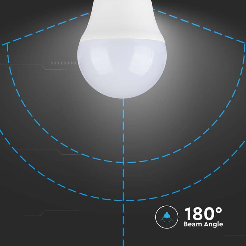 V-Tac Bec LED SMART Bec LED V-Tac SKU-8046 | E27, G45, 3.7W, 4000K, Chip Samsung