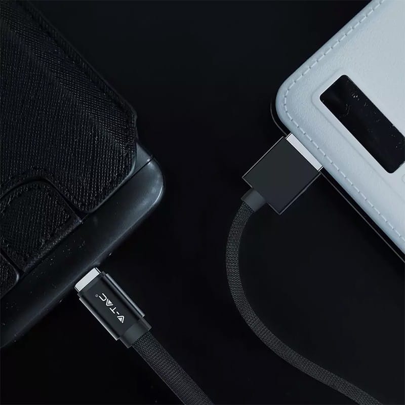 V-Tac CABLU MICRO USB 1M RUBY EDITION - NEGRU