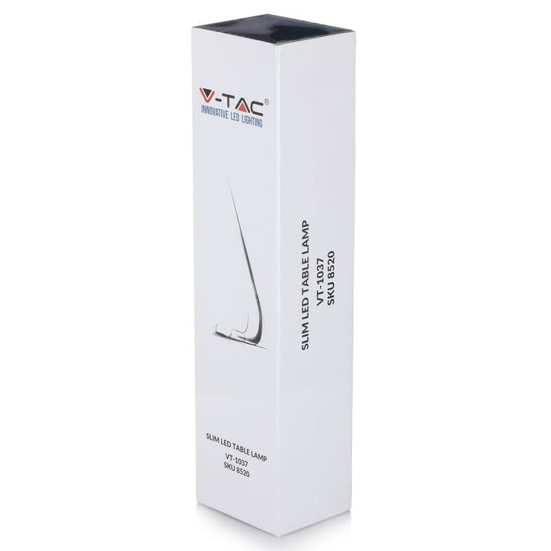 V-Tac Lampă de birou LED V-Tac 3 în 1, flexibilă, reîncărcabilă, dimmer, 6,5W, albă