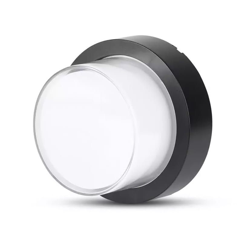 V-Tac LAMPA LED 12W IP65 3000K ALB CALD - NEGRU