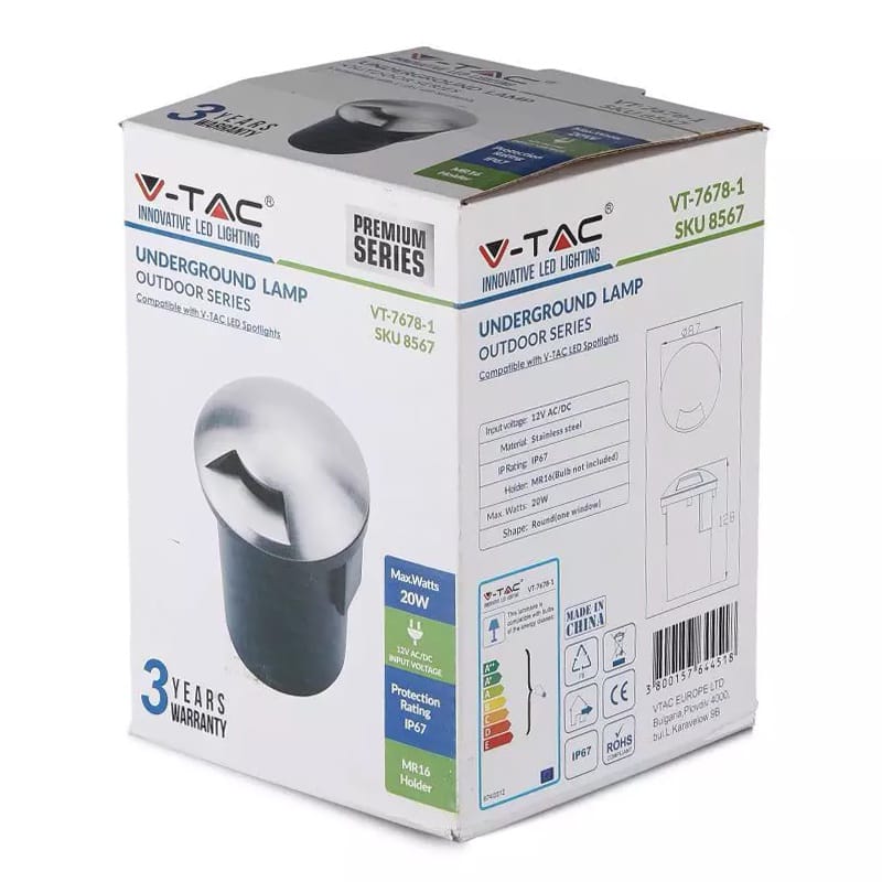 V-Tac CORP ILUMINAT MODEL INGROPAT SOCLU MR16