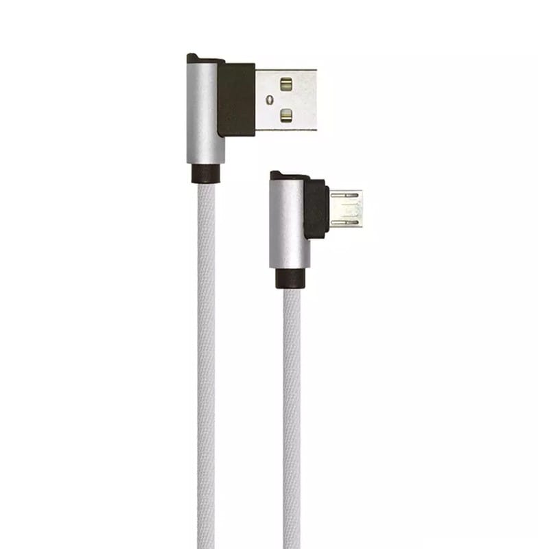 V-Tac CABLU MICRO USB 1M DIAMOND EDITION - ARGINTIU