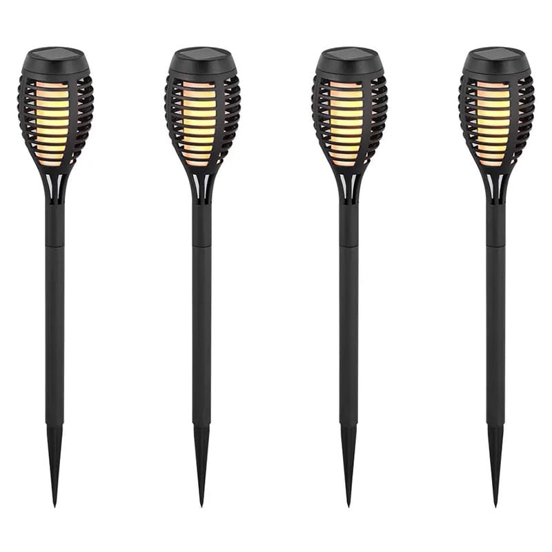 V-Tac SET 4 CORP ILUMINAT GRADINA IP44 3 IN 1 EFECT FLACARA INCARCARE SOLAR