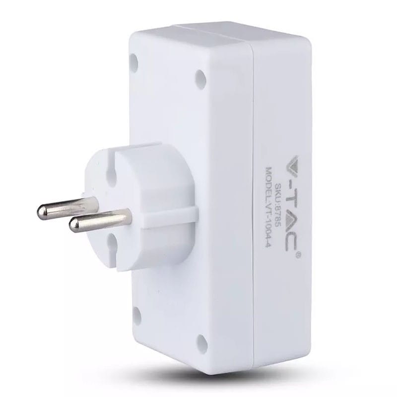V-Tac ADAPTOR 4 PRIZE 4X2.5A MAX 2300W