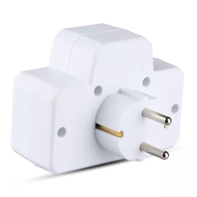 V-Tac ADAPTOR 3 PRIZE CU INTRERUPATOR 2X2.5A SI 1X16A MAX 3680W