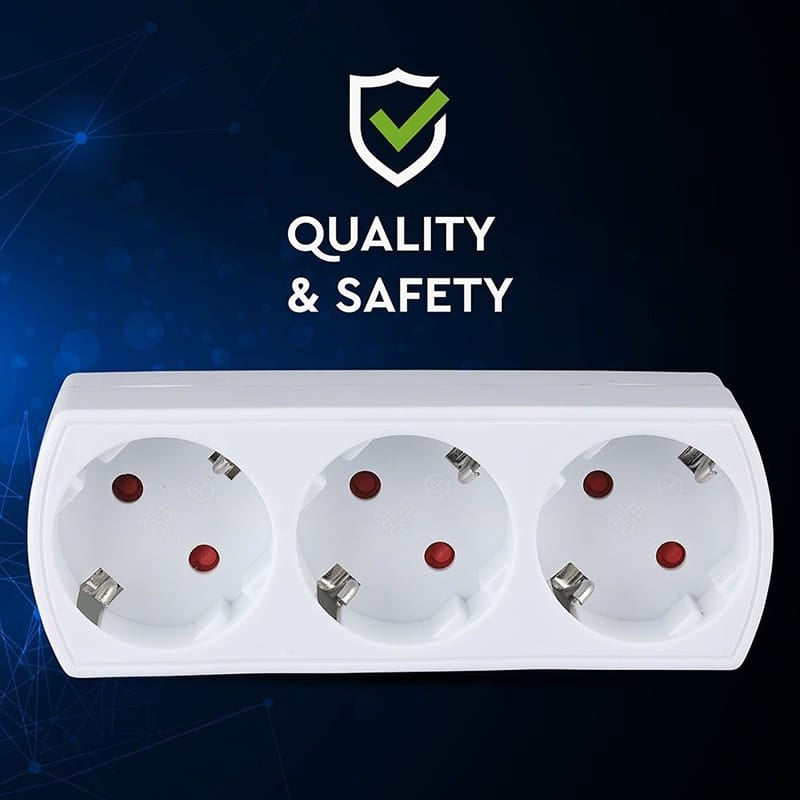 V-Tac ADAPTOR 3 PRIZE 3X16A MAX 3680W