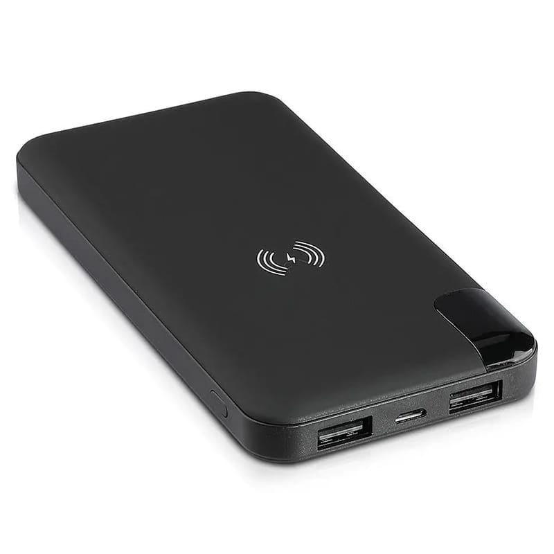 V-Tac POWER BANK 8000MAH INCARCARE WIRELESS MODEL STAND - NEGRU