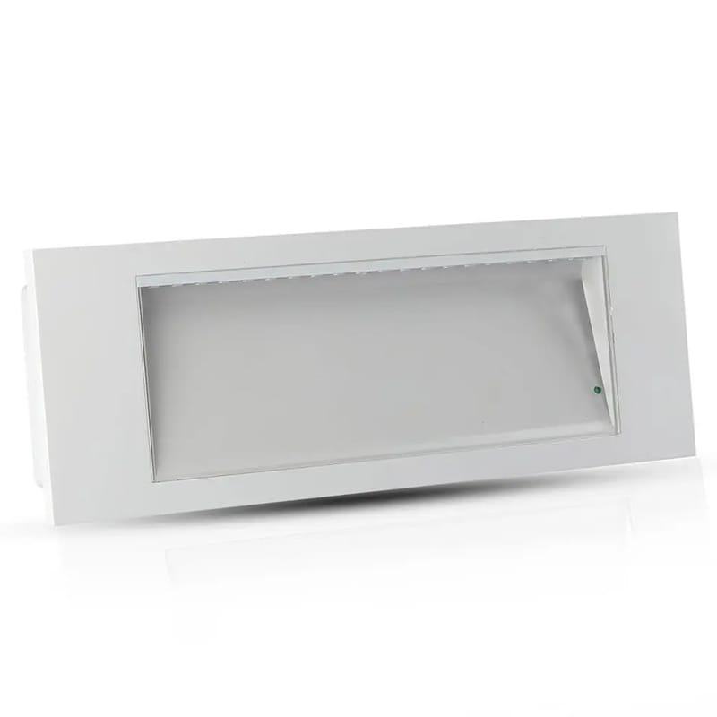 V-Tac LAMPA LED IESIRE DE URGENTA 3.8W 6000K ALB RECE
