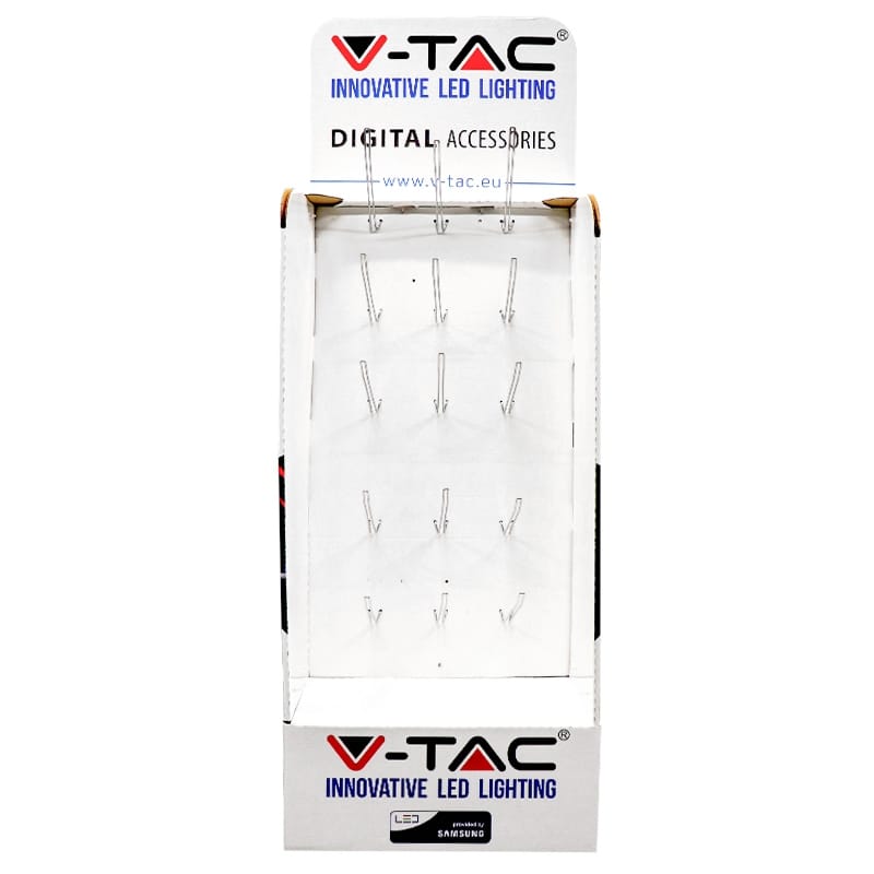 V-Tac STAND CARTON CU 15 CARLIGE METALICE