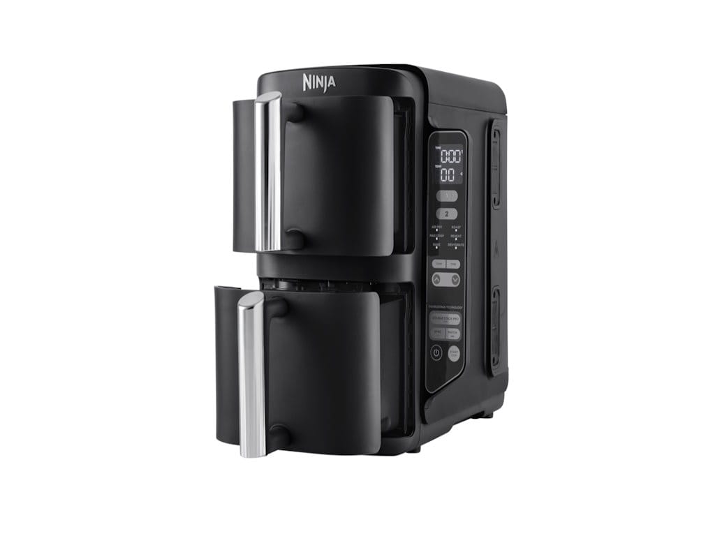 NINJA Friteuza dubla cu aer cald Ninja Double Stack 7.6L2470W, negru