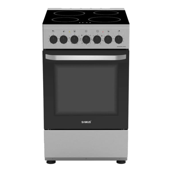 Samus Aragaz Aragaz Samus SM568VME INOX | 5 Arzatoare, Gaz, Cuptor Electric, Inox, 50x60x85cm
