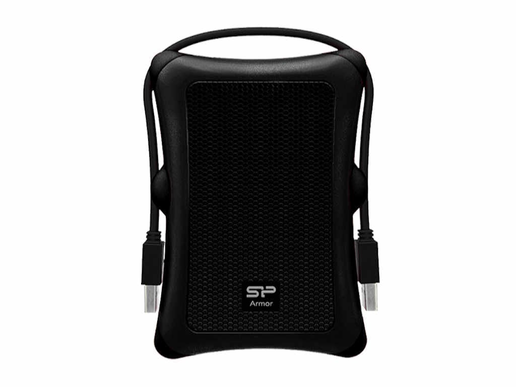 Silicon power HDD Extern HDD Extern Silicon Power Armor A30 SP020TBPHDA30S3A | 2TB, Anti-Shock, MIL-STD 810F, Black