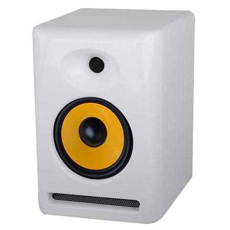 BST Boxă activă monitor BST 55W RMS, woofer 5”/13 cm, intrări RCA/XLR/Jack, albă