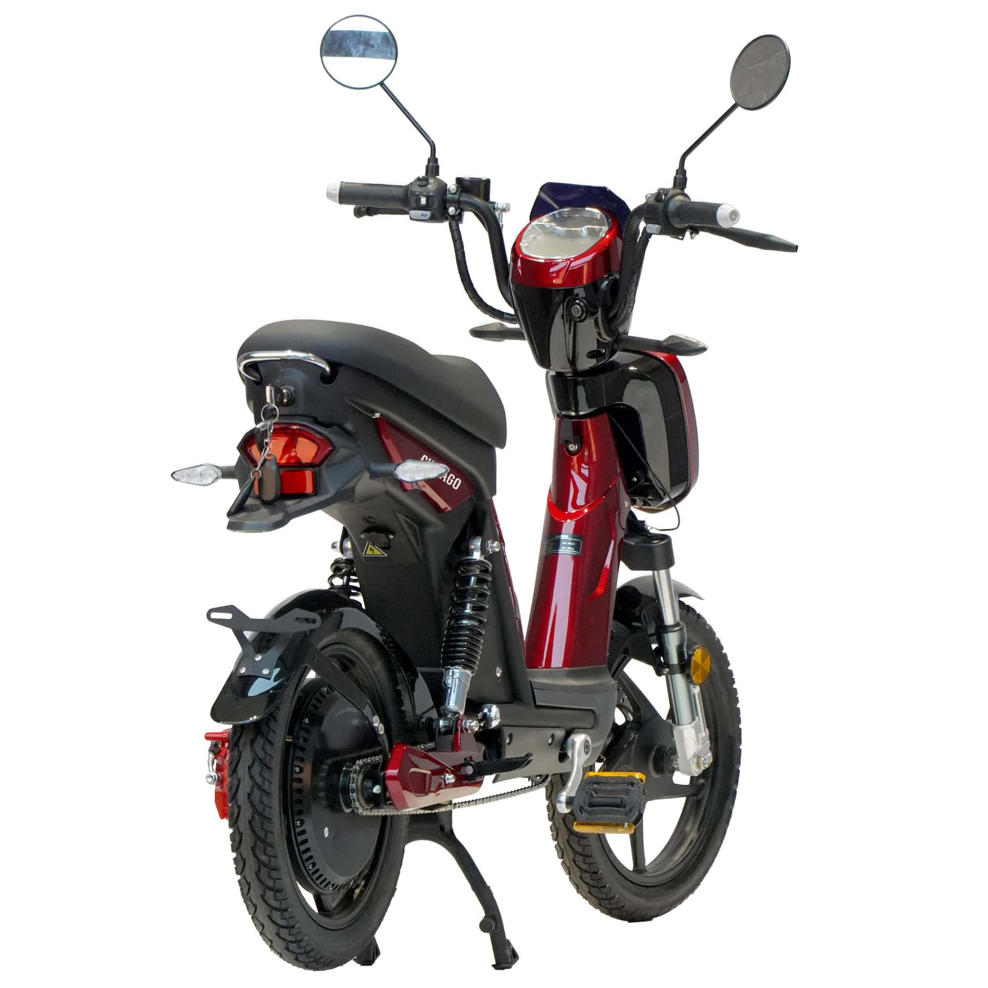 Samus Trotineta electrica Trotineta Electrica Samus Chicago-18T800-48V26-Red | 48V, 800W, Autonomie 26km, Rosu
