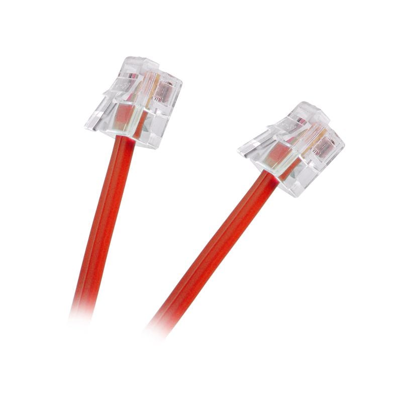 Lechpol CABLU EXTENSIE TELEFONIC ROSU 2M
