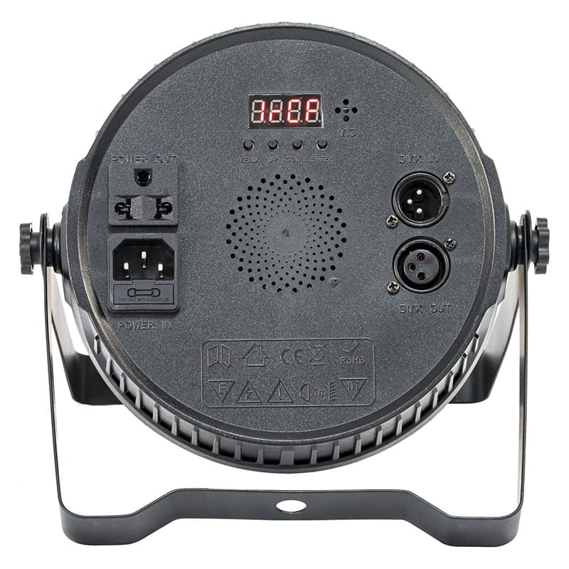 Ibiza Light Proiector LED PAR Ibiza Light THINPAR RGB 175 LED 3in1, DMX 4/28 canale, Matrix, 48W, telecomandă inclusă