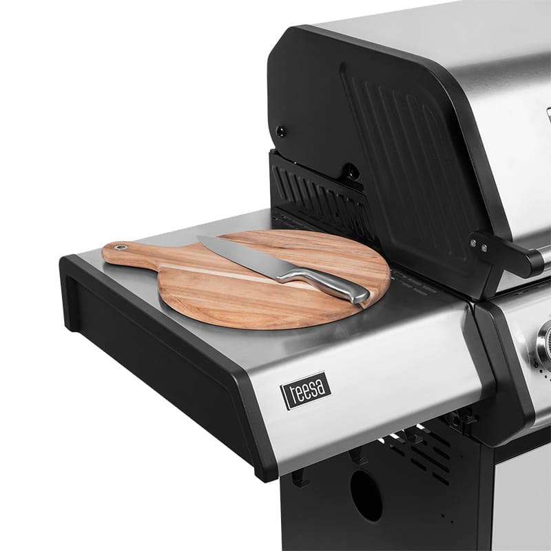 Teesa Gratar gaz Gratar Gaz Teesa TSA0250 | 5 Arzatoare, BBQ, Master Grill 5006
