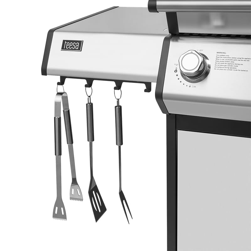 Teesa Gratar gaz Gratar Gaz Teesa TSA0250 | 5 Arzatoare, BBQ, Master Grill 5006