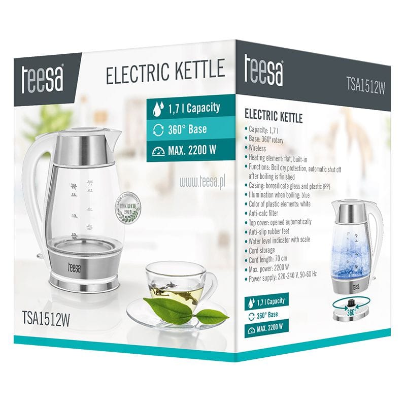 Teesa FIERBATOR ELECTRIC CORDLESS 1.7L TEESA