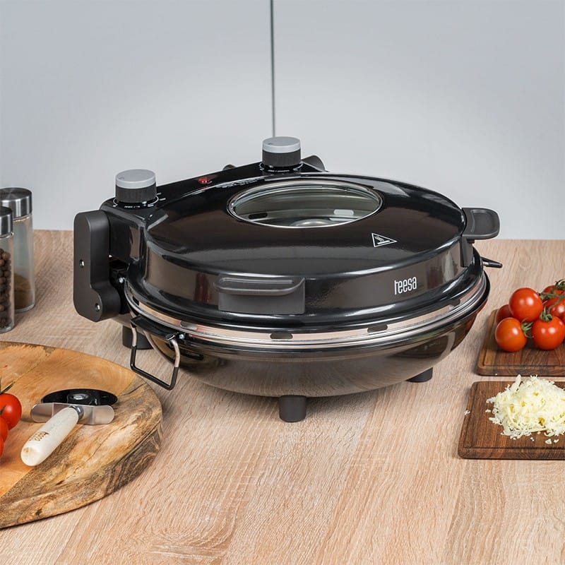 Teesa Aparat de gatit Aparat Preparare Pizza Teesa TSA3231 | Supreme, 1200W, Placi Antiaderente