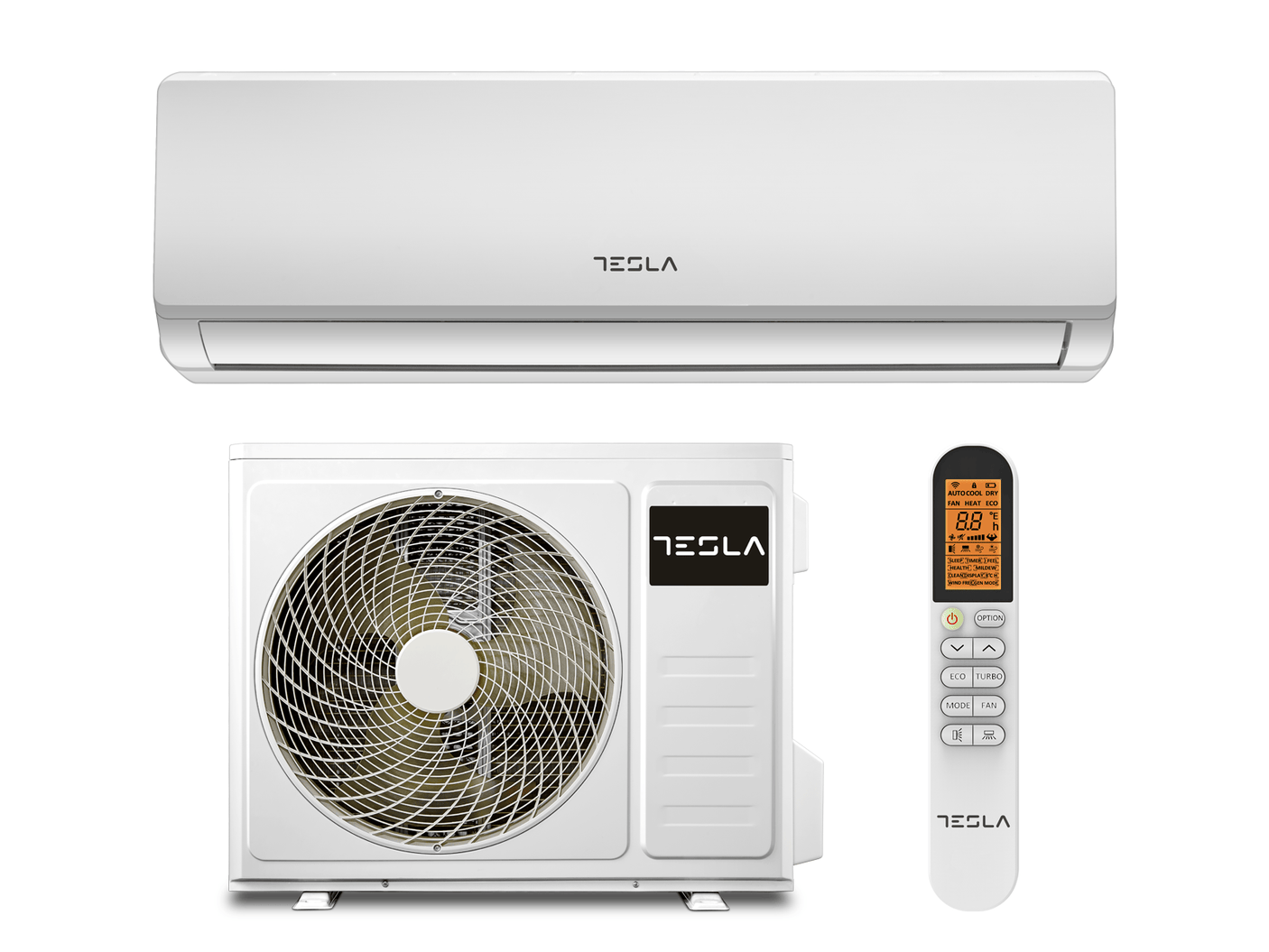 Tesla Aparat aer conditionat Aparat de aer conditionat Tesla Select TT34EX81-1232IAW, 12000 BTU, Clasa A++, Inverter, Incalzire, Turbo, I Feel, Functie Antifungica, Autocuratare, Timer, Filtru lavabil, flux aer 3D, R32, Wi-Fi, afisaj LED ascuns