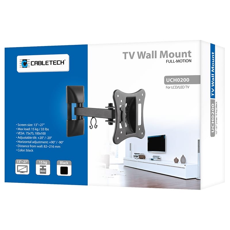 Cabletech SUPORT TV DE PERETE 13-27 INCH CABLETECH