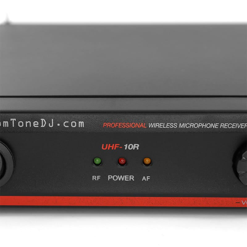 BoomTone DJ Set microfon wireless UHF BoomTone DJ UHF-10R + lavalieră/cască, 539,3 MHz, 1 canal, 50 m