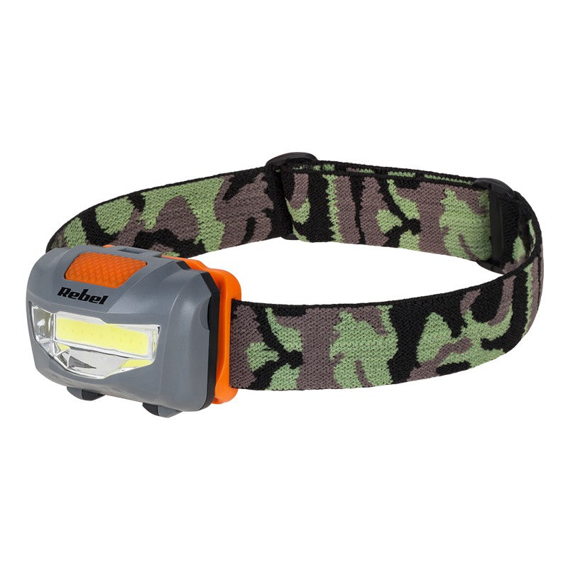 Rebel LANTERNA FRONTALA LED 3W COB 120LM REBEL