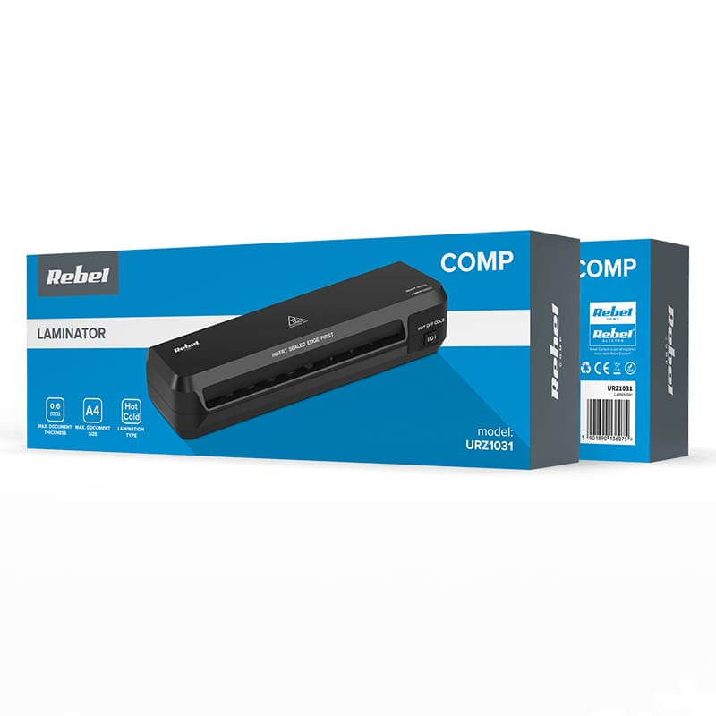 Rebel Laminator Laminator Rebel URZ1031 | A4, Cald/Rece, 265W