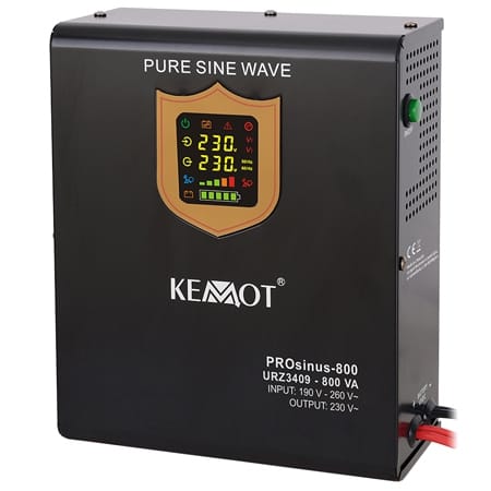 Kemot UPS centrale termice UPS Centrale Termice Kemot URZ3409 | Sinus Pur, 800VA/500W, 12V