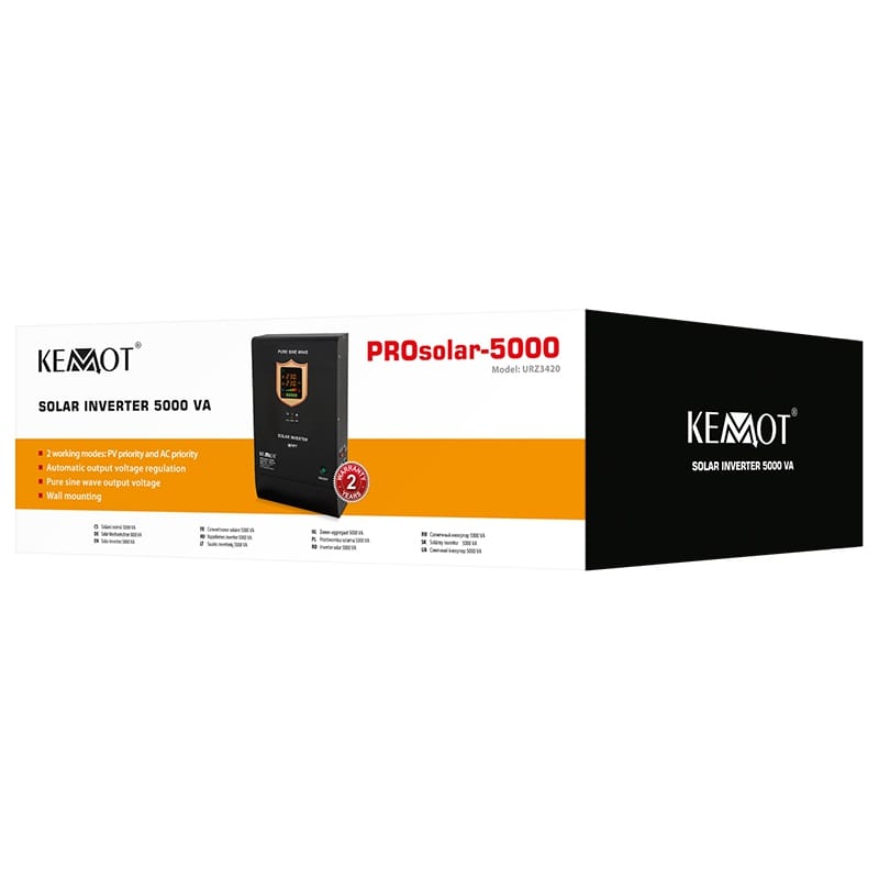 Kemot Invertor solar Invertor Solar Kemot URZ3420 | 5000VA, 48V, PROSOLAR-5000