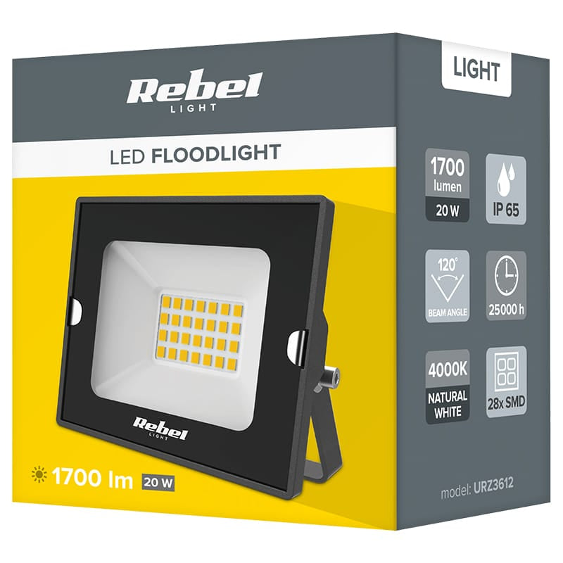 Rebel REFLECTOR LED 20W 4000K 230V REBEL