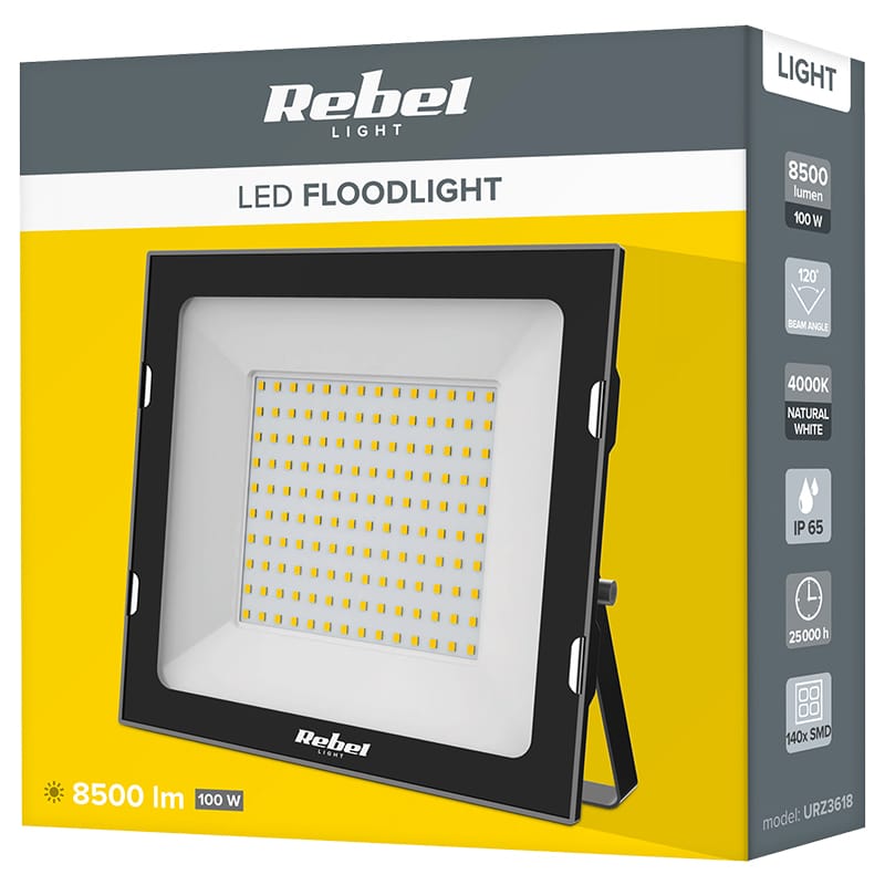 Rebel REFLECTOR LED 100W 4000K 230V REBEL