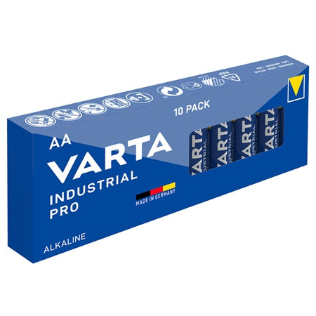 Varta SET 10 BATERII ALCALINE LR06 AA INDUSTRIAL PRO VARTA