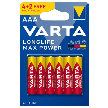 Varta BATERIE ALCALINA LR03 MAX POWER VARTA BL 6BUC