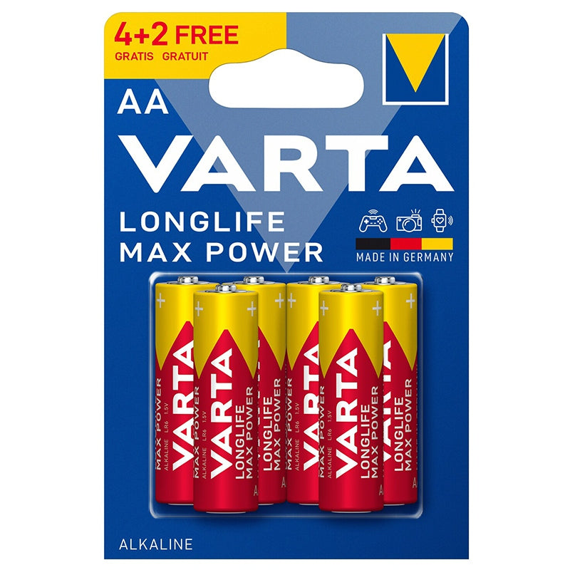 Varta BATERIE ALCALINA LR06 MAX POWER VARTA BL 6BUC