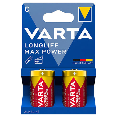 Varta BATERIE ALCALINA LR14 MAX POWER VARTA BLISTER 2 BUC