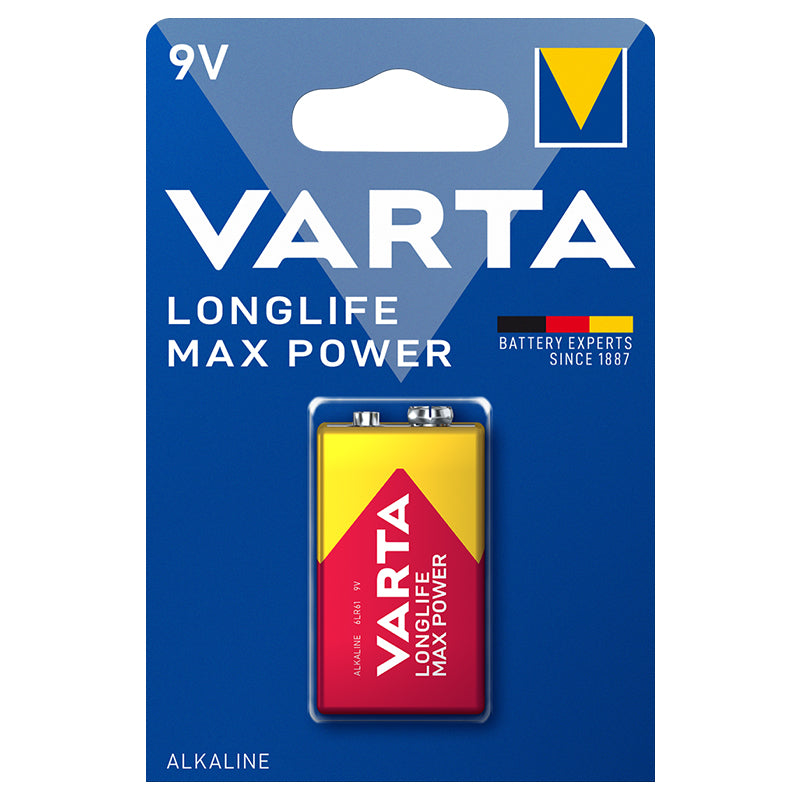 Varta BATERIE ALCALINA 9V MAX POWER VARTA BL 1BUC