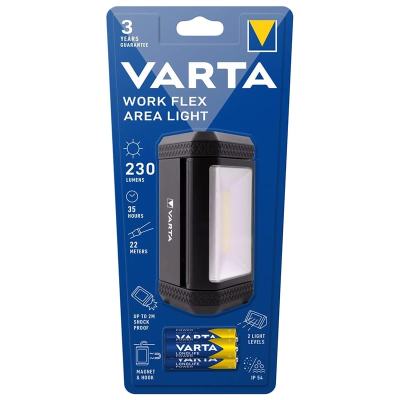Varta LANTERNA REFLECTOR LED WORK FLEX AREA LIGHT VARTA