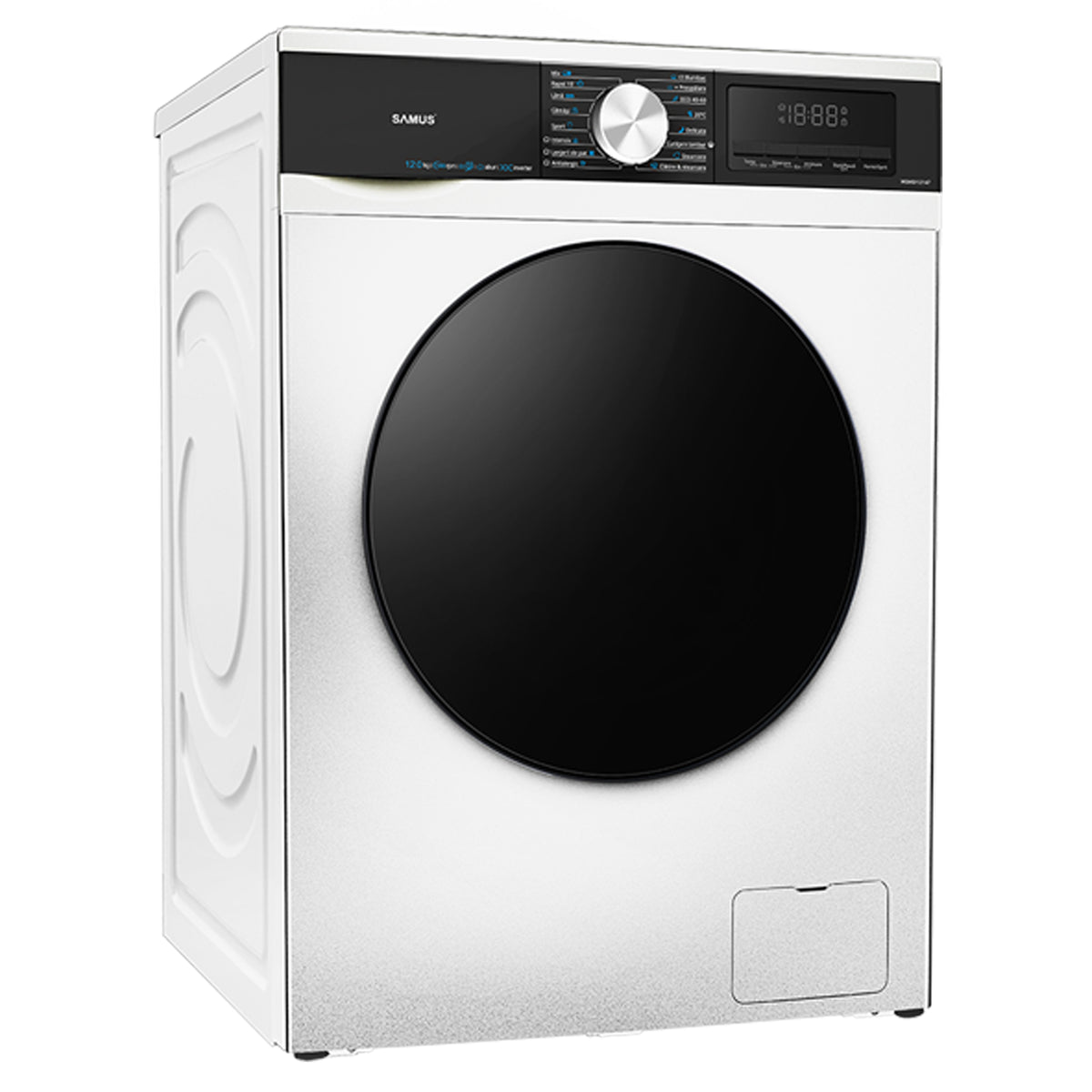 Masina Spalat Rufe Samus WSMDI12147 | 12kg, 1400RPM, Inverter, 59.5x65x85cm