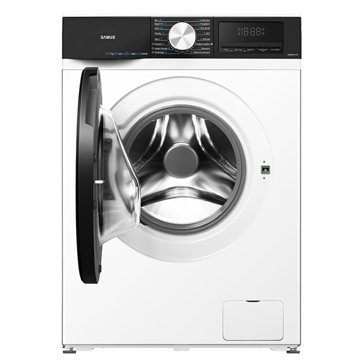 Masina Spalat Rufe Samus WSMDI12147 | 12kg, 1400RPM, Inverter, 59.5x65x85cm