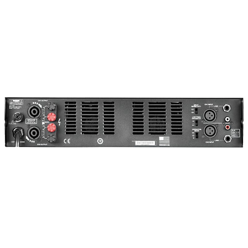 BST Amplificator Profesional BST Seria XL, 2x750W RMS/4 Ohmi, 2x450W/8 Ohmi, Bridge 2000W, Clasa H, SMPS