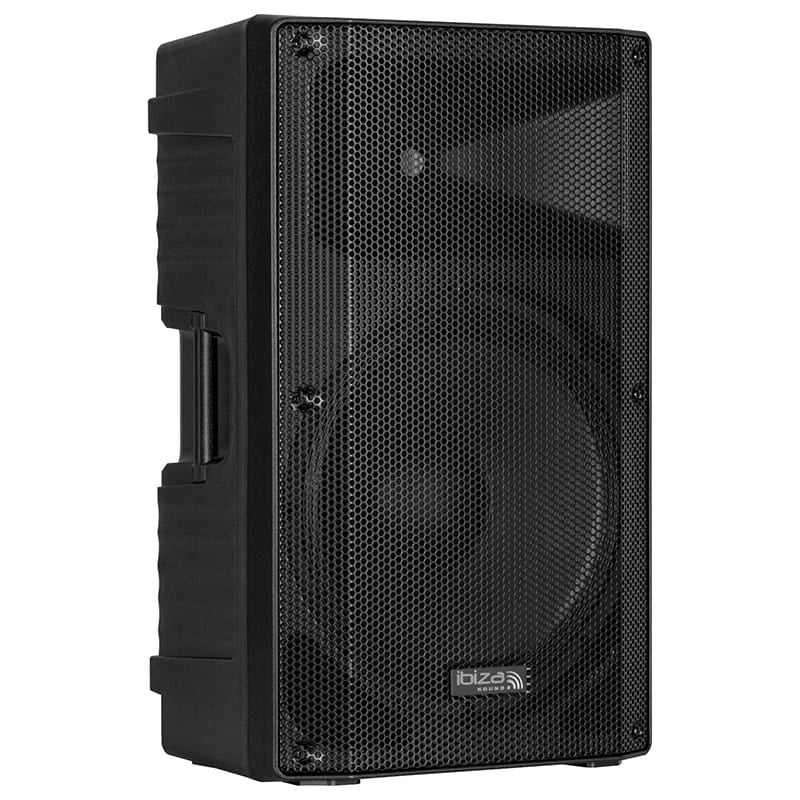 Ibiza Sound Boxă Activă Ibiza Sound 15” (38 cm) 300W RMS cu Bluetooth, MP3 USB/SD, TWS, 2x MIC, roți și mânere
