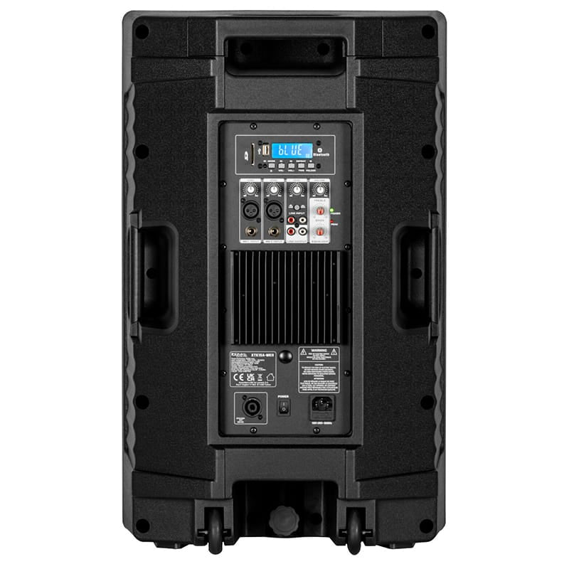 Ibiza Sound Boxă Activă Ibiza Sound 15” (38 cm) 300W RMS cu Bluetooth, MP3 USB/SD, TWS, 2x MIC, roți și mânere