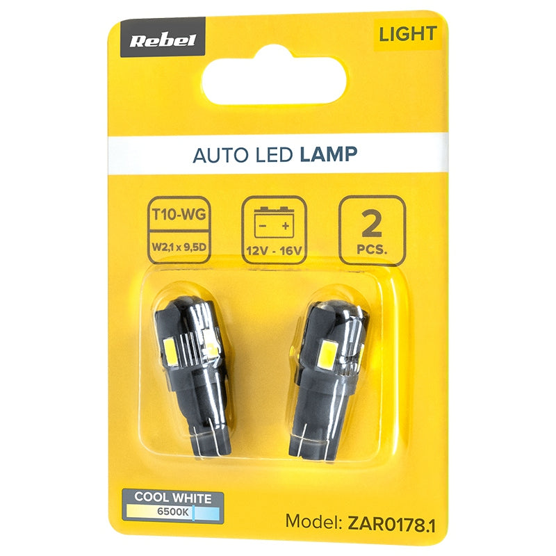 Lechpol BEC LED AUTO CANBUS T10 5730 12V BLISTER 2 BUC