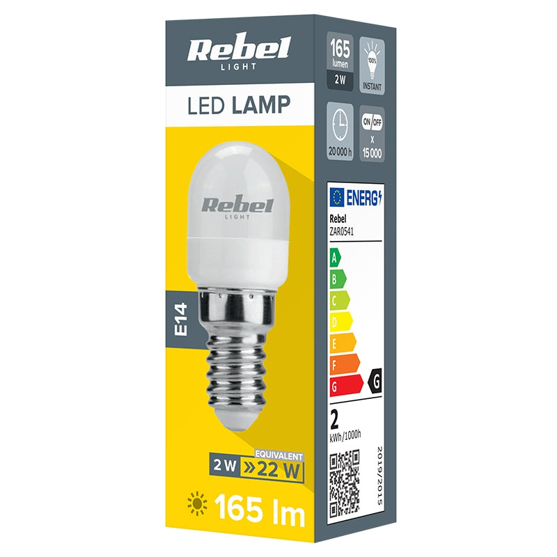 Rebel BEC LED FRIGIDER 2W E14 6500K 230V REBEL
