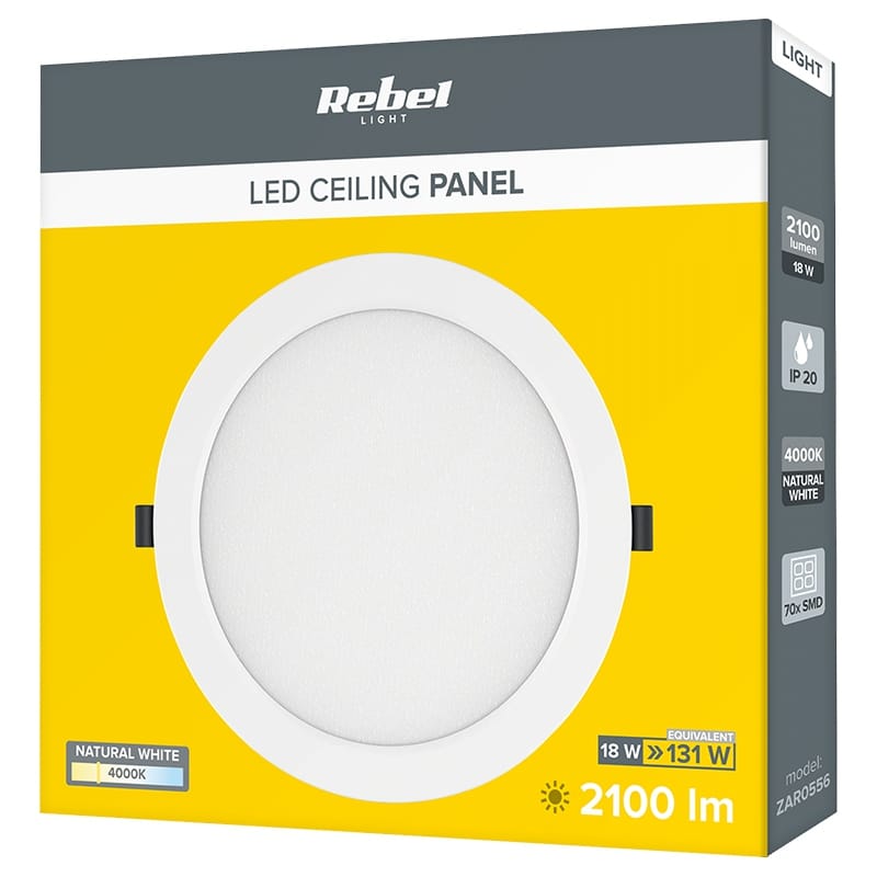Rebel PLAFONIERA LED 18W 230V 4000K REBEL